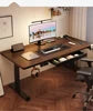 Electric Standing Desk with Drawer, Ergonomic Height Adjustable Sit Stand Office Desk for Home Office Furniture Desks