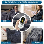 Hot Selling Adjustable Temperature Winter Warmth Electric Blanket Soft and Comfortable Flannel Heating Blanket for Bedroom