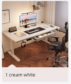 Electric Standing Desk with Drawer, Ergonomic Height Adjustable Sit Stand Office Desk for Home Office Furniture Desks