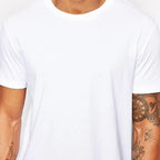 2026 MRMT White Casual Long Size Mens T-Shirts Hip Hop Tops Extra Long Tee Shirts For Male Longline Man T-Shirt Men T-Shirt