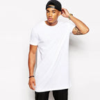 2026 MRMT White Casual Long Size Mens T-Shirts Hip Hop Tops Extra Long Tee Shirts For Male Longline Man T-Shirt Men T-Shirt