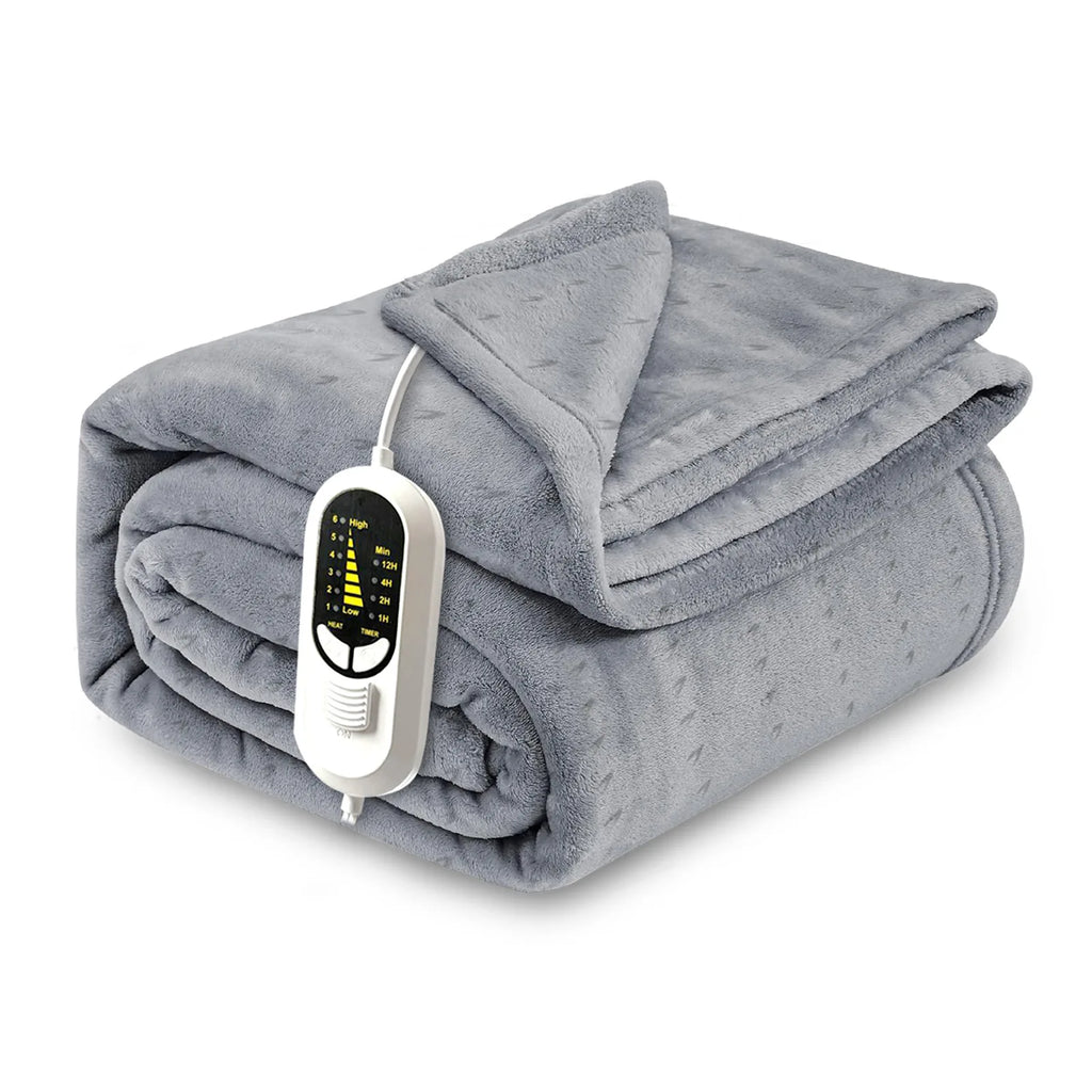 Hot Selling Adjustable Temperature Winter Warmth Electric Blanket Soft and Comfortable Flannel Heating Blanket for Bedroom