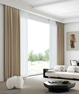 Luxurious Modern Textured Blackout Curtains for Bedrooms and Living Rooms
