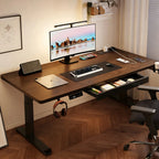 Electric Standing Desk with Drawer, Ergonomic Height Adjustable Sit Stand Office Desk for Home Office Furniture Desks