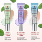 CC Cream Color Changing Liquid Foundation Centella Korean High Coverage Foundation Foundation Cream for Face Base Makeup