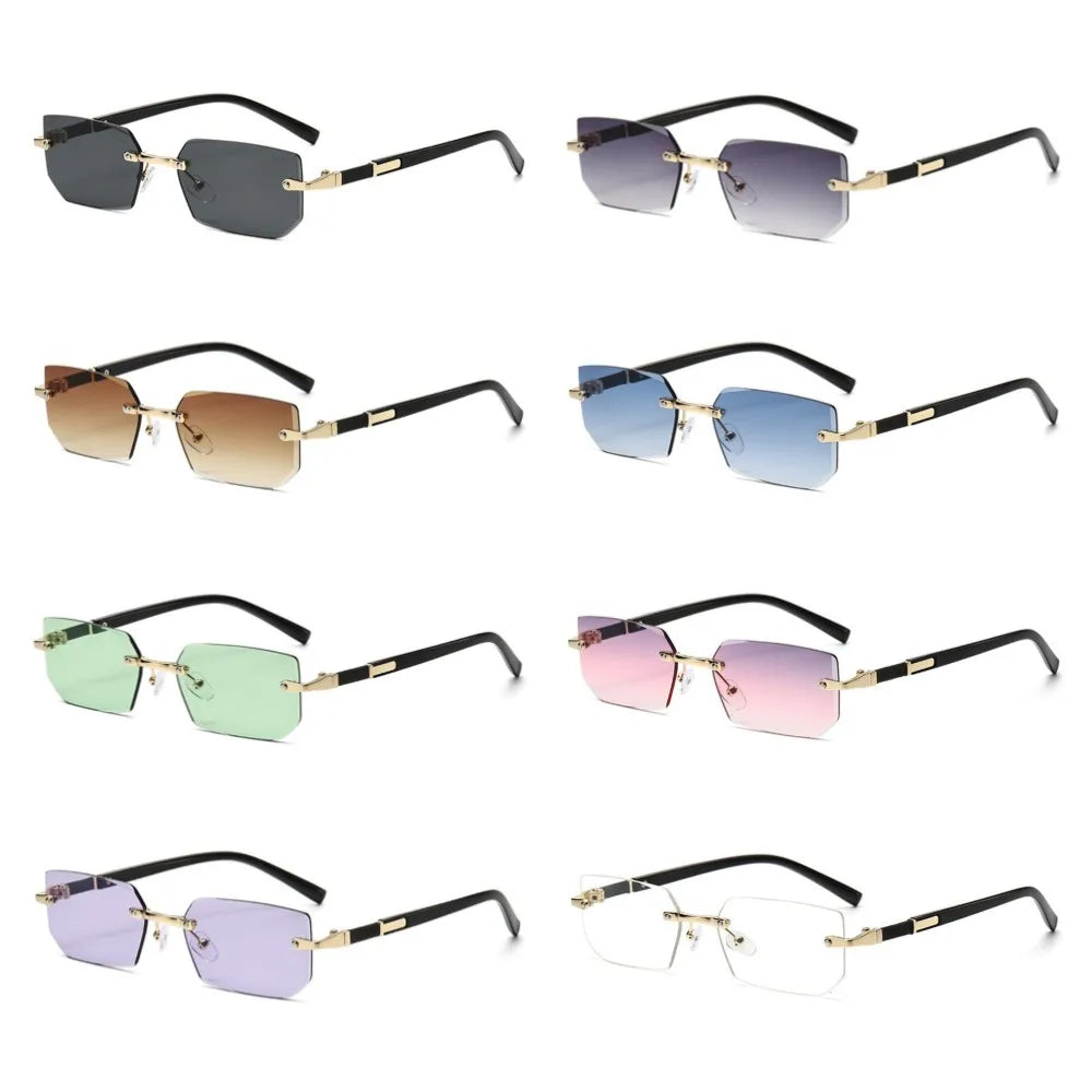Chic Frameless Rectangle Shades
