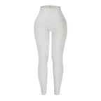 Seamless Knit Yoga Leggings Women Thread Solid Tights Gym Workout Running Stretchy High Waist Hip Liftting Skinny Gym Leggings