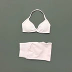 HISTELLO Gym Set 2 Piece Women Strappy Yoga Bra Top Workout Scrunch Shorts Sports Suit Fitness Clothes Seamless Yoga Set
