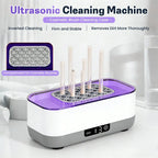 Makeup Brush Cleaning Case, Jewelry Automatic 360 ° Deep Cleaning Tool, Ultra Portable, USB Charging, High-Frequency Vibration