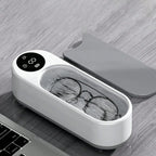 Makeup Brush Cleaning Case, Jewelry Automatic 360 ° Deep Cleaning Tool, Ultra Portable, USB Charging, High-Frequency Vibration