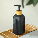 Trendy Bathroom Glass Toiletries Set: Large-Capacity Hand Soap Bottle and Hotel Bathroom Travel-Size Set