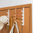 1Pcs Over the Door Coat Hook Hanger Behind Door Storage Rack for Cabinet Wardrobe Dormitory Closet Heavy Duty Organizer