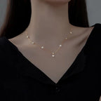 High Quality Crystal Four Leaf Flower Bracelet for Women Clasic Trendy Gold Color Stainless Steel Zircon Bangle Jewelry Gift