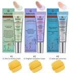 CC Cream Color Changing Liquid Foundation Centella Korean High Coverage Foundation Foundation Cream for Face Base Makeup