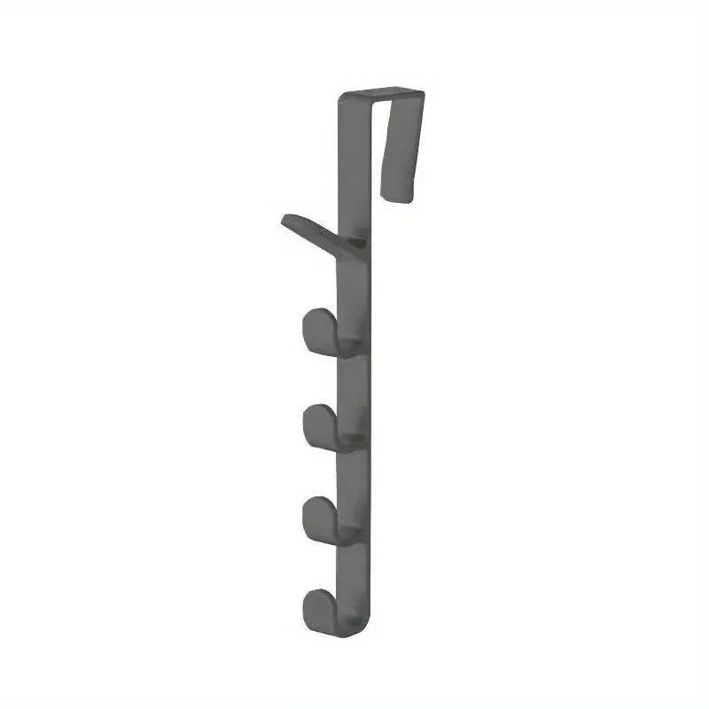 1Pcs Over the Door Coat Hook Hanger Behind Door Storage Rack for Cabinet Wardrobe Dormitory Closet Heavy Duty Organizer