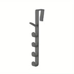1Pcs Over the Door Coat Hook Hanger Behind Door Storage Rack for Cabinet Wardrobe Dormitory Closet Heavy Duty Organizer