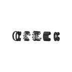 Korean Design Stainless Steel Clip Earrings No Piercing Gold Color Ear Bone Clips Simple Shiny Ear Cuffs for Women Jewelry