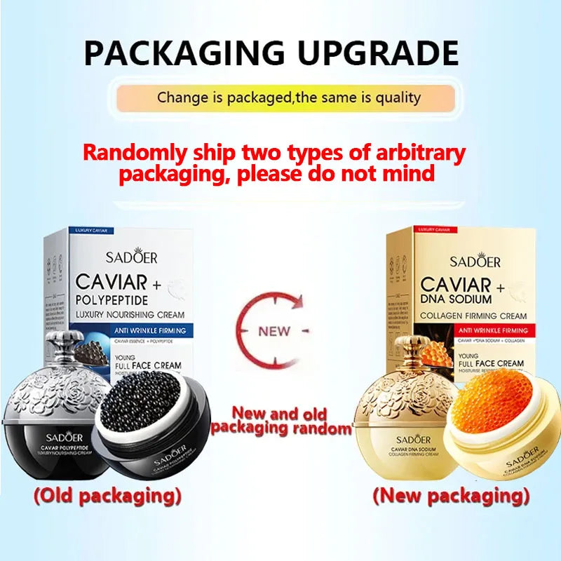 Caviar Firming Face Cream Deep Hydrating Soften Lifting Fine Lines Around Eyes  Area Boost Skin Elasticity Moisturizer Skin Care