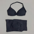 HISTELLO Gym Set 2 Piece Women Strappy Yoga Bra Top Workout Scrunch Shorts Sports Suit Fitness Clothes Seamless Yoga Set