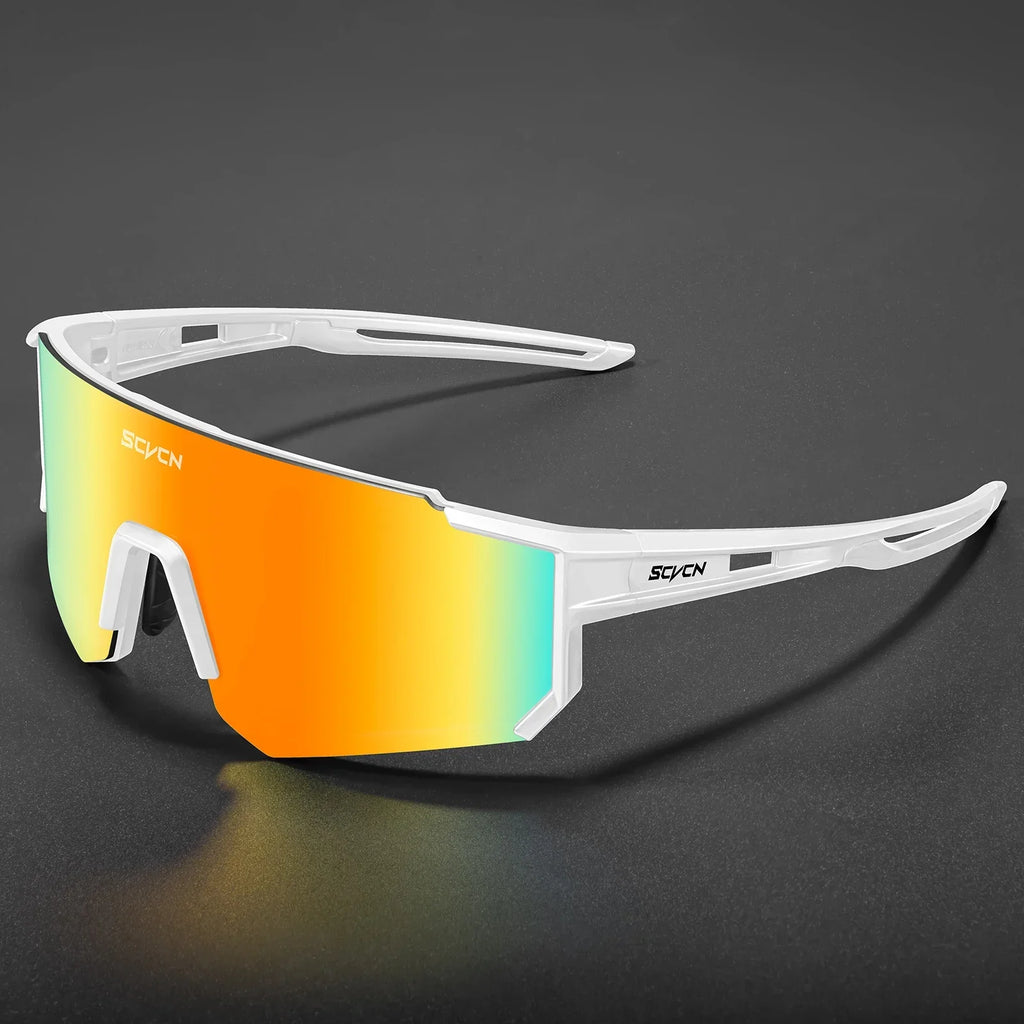 Unisex Cycling Sunglasses UV400 Windproof Sports Goggles MTB Bike Driving Climbing Outdoor Protective Eyewear