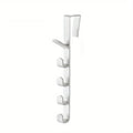 1Pcs Over the Door Coat Hook Hanger Behind Door Storage Rack for Cabinet Wardrobe Dormitory Closet Heavy Duty Organizer