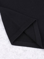 Seamless knitted high-elastic belly-baring yoga vest sleeveless casual sexy ribbed vest nylon quick-drying running fitness sport