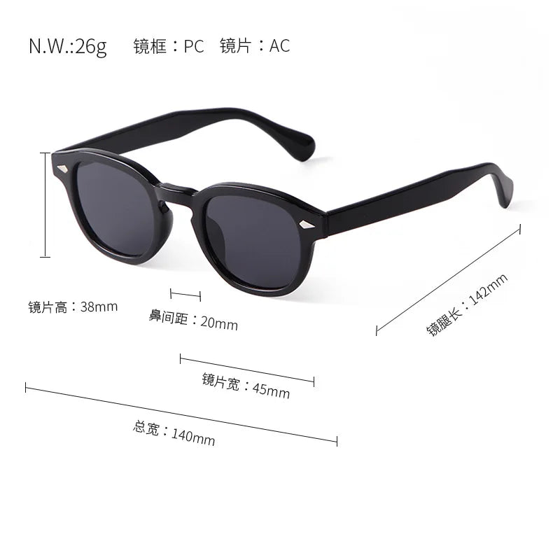 Retro Chic Shell Sunglasses
