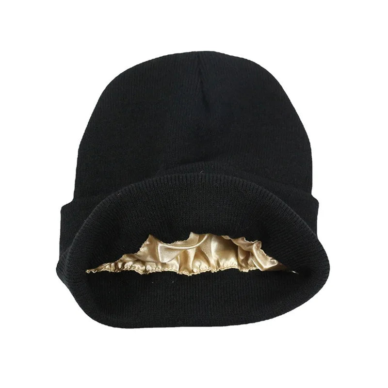 Cozy Satin-Lined Winter Beanies