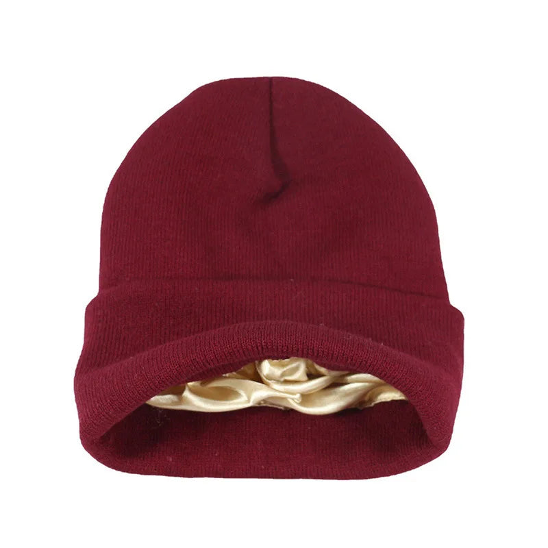 Cozy Satin-Lined Winter Beanies
